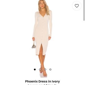 Lovers + Friends Phoenix Dress in Ivory